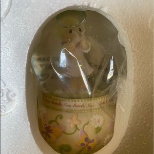 Precious Momemts Girl butterfly water globe 2009